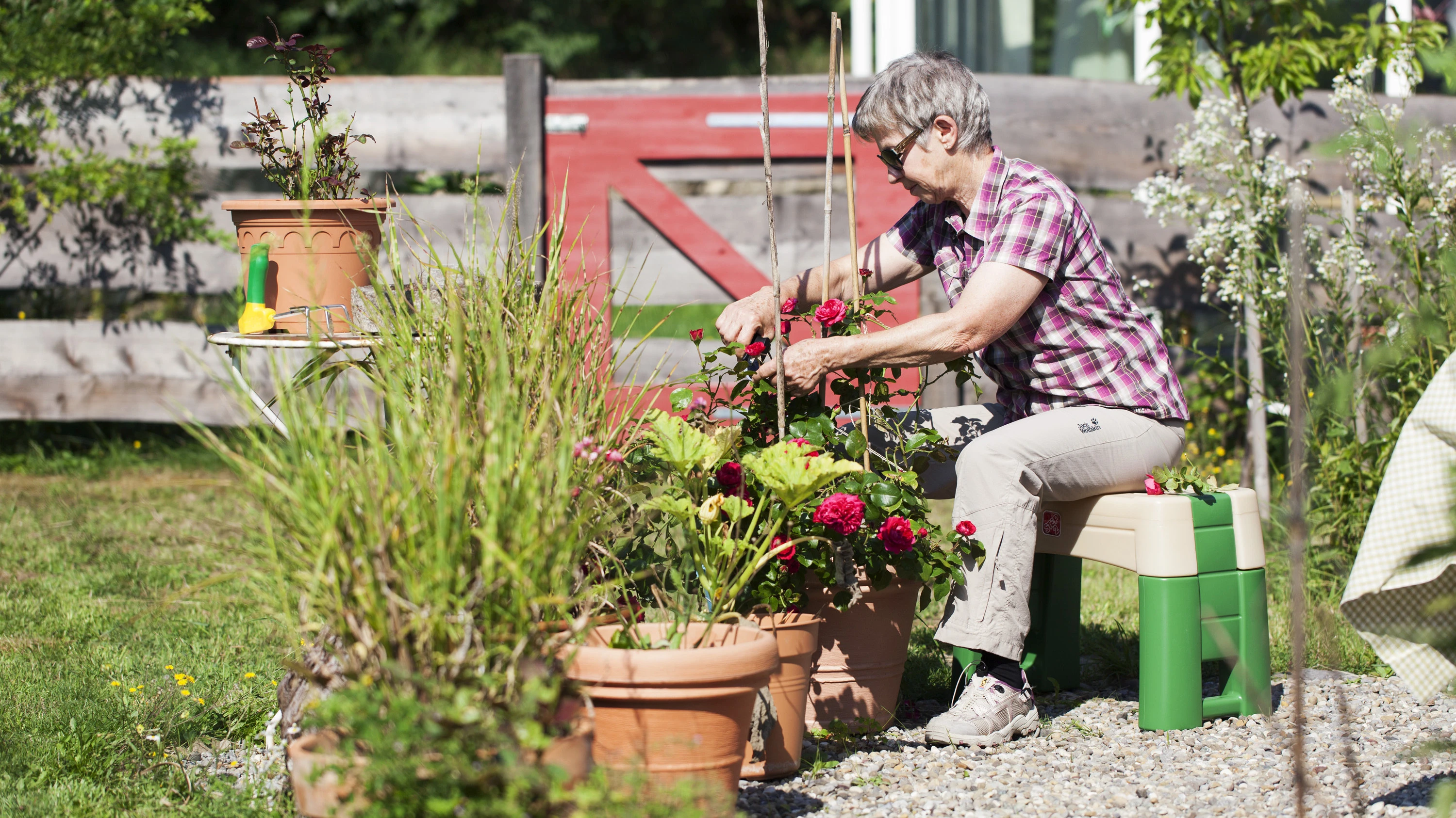 Ergonomische Gartenarbeit Ergonomische Gartenarbeitv