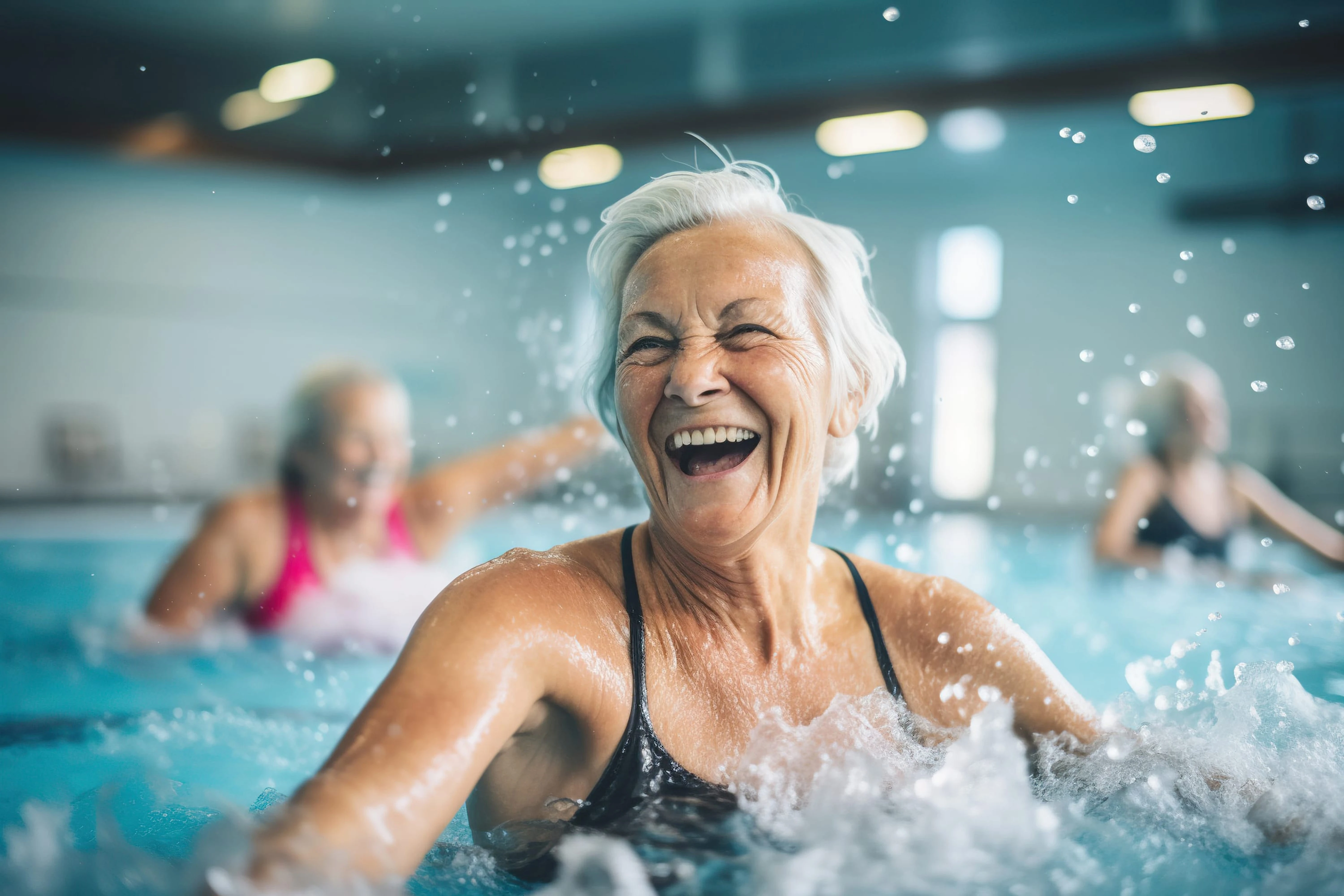 Wasserkurs Aktive Seniorin im Wasser