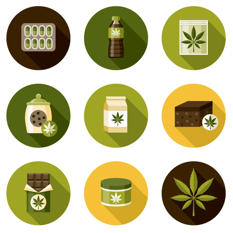 Cannabismedizin Icons