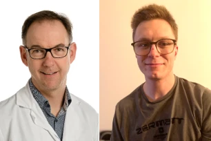 Prof. Dr. med. Daniel Aeberli (links) und Matthias Galbier Prof. Dr. med. Daniel Aeberli (links) und Matthias Galbier