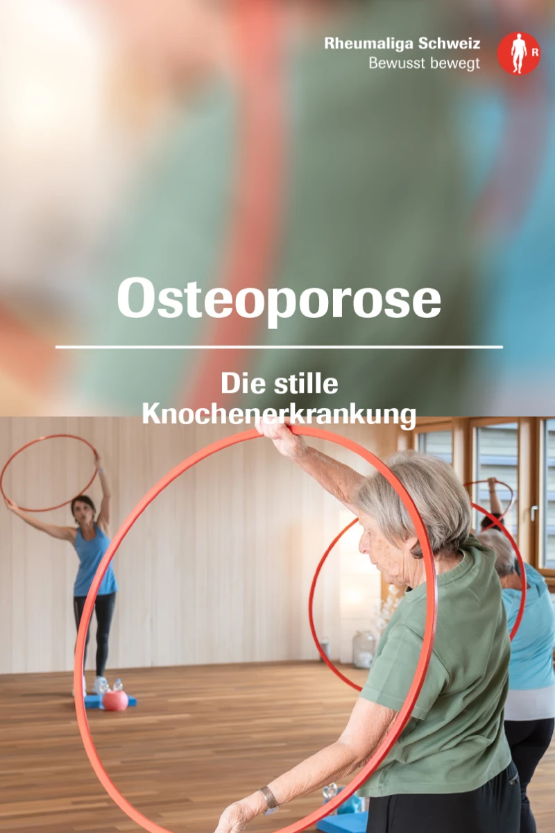 Broschüre Osteoporose 2026 Titelseite der Broschüre