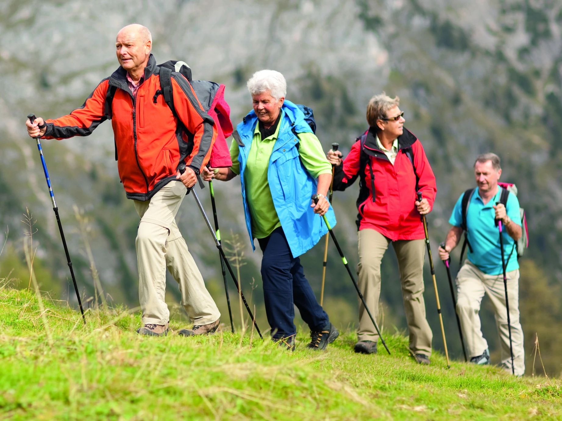 Menschen am Wandern Menschen am Wandern
