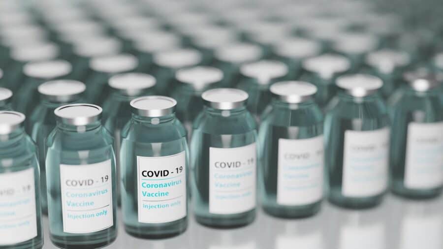 Covid 19 ampoules de vaccination
