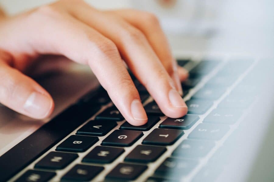 Hand on Laptop Pixabay Hand on Laptop Pixabay