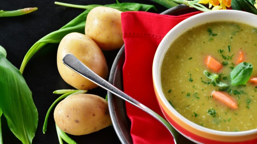 Kartoffelsuppe Barlauch Kartoffelsuppe Barlauch