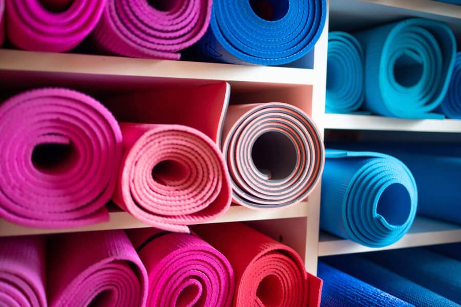 Yogamatten i Stock 13004844711