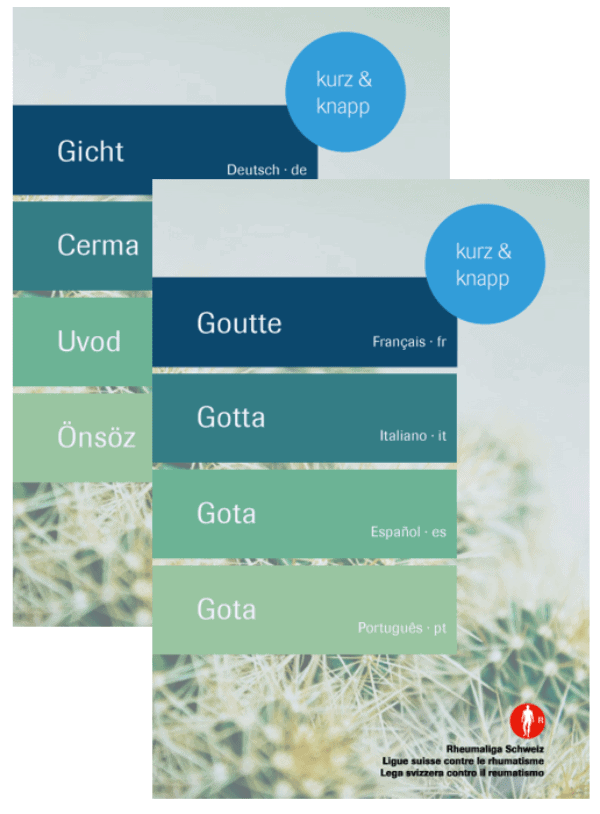Gicht Leichte Sprache Titelbilder 1
