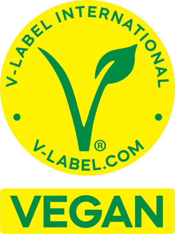 V label vegan color 1