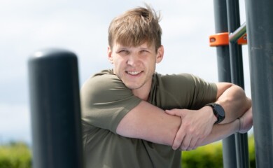 Nicolas Duzanski im Sportpark