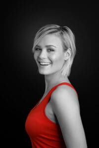 Portait von Dominique Rinderknecht, ehemalige Miss Schweiz.