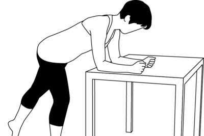Schulter-Übung 3: Zur Aktivierung der Schultermuskulatur, Stellung 2