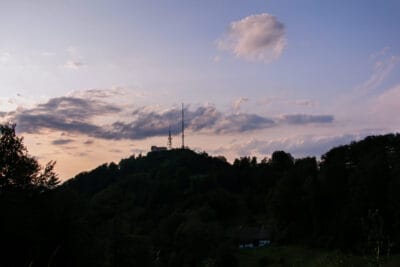 Blick auf den Uetliberg