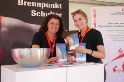 Information und Beratung am Rheumaliga-Stand.