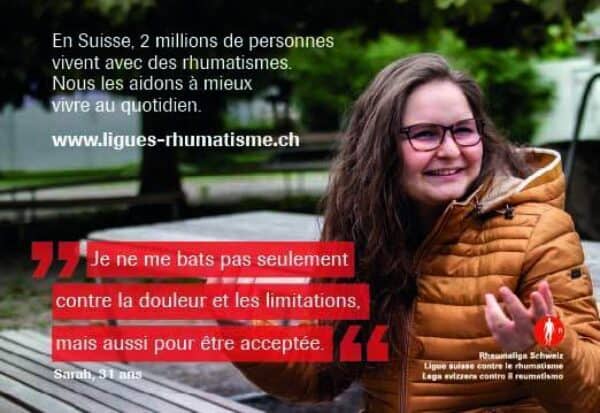Annonce "Mes rhumatismes et moi" Sarah Annonce "Mes rhumatismes et moi" Sarah
