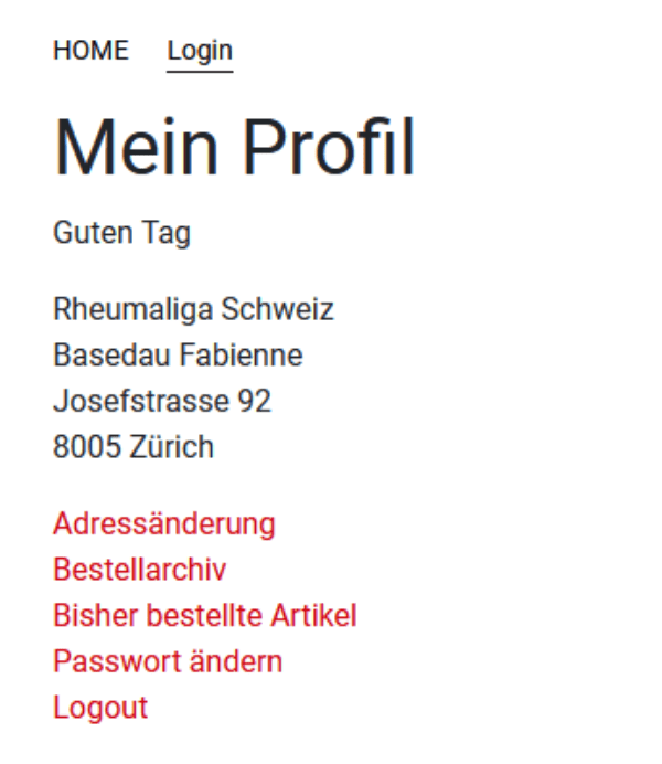 Mein Profil deutsch Mein Profil deutsch