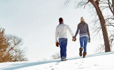 Spikes Winterlandschaft