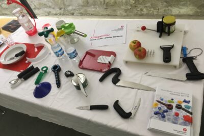 Hilfsmittel vor Ort testen