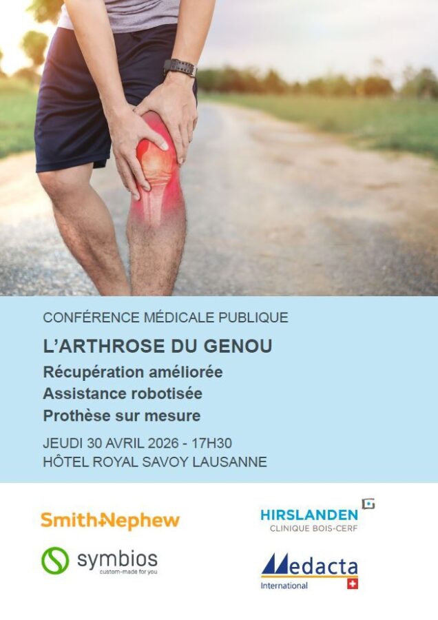 Flyer conference larthrose du genou 30 04 2026 Flyer conference larthrose du genou 30 04 2026