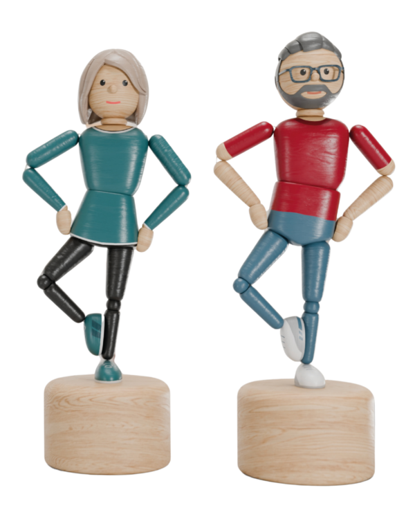 Mann Frau transparent