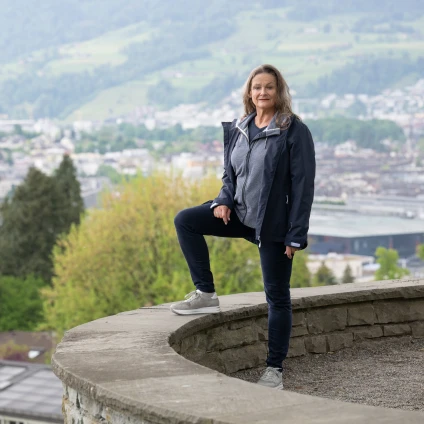 Daniela Annoni, betroffen von Osteoporose
