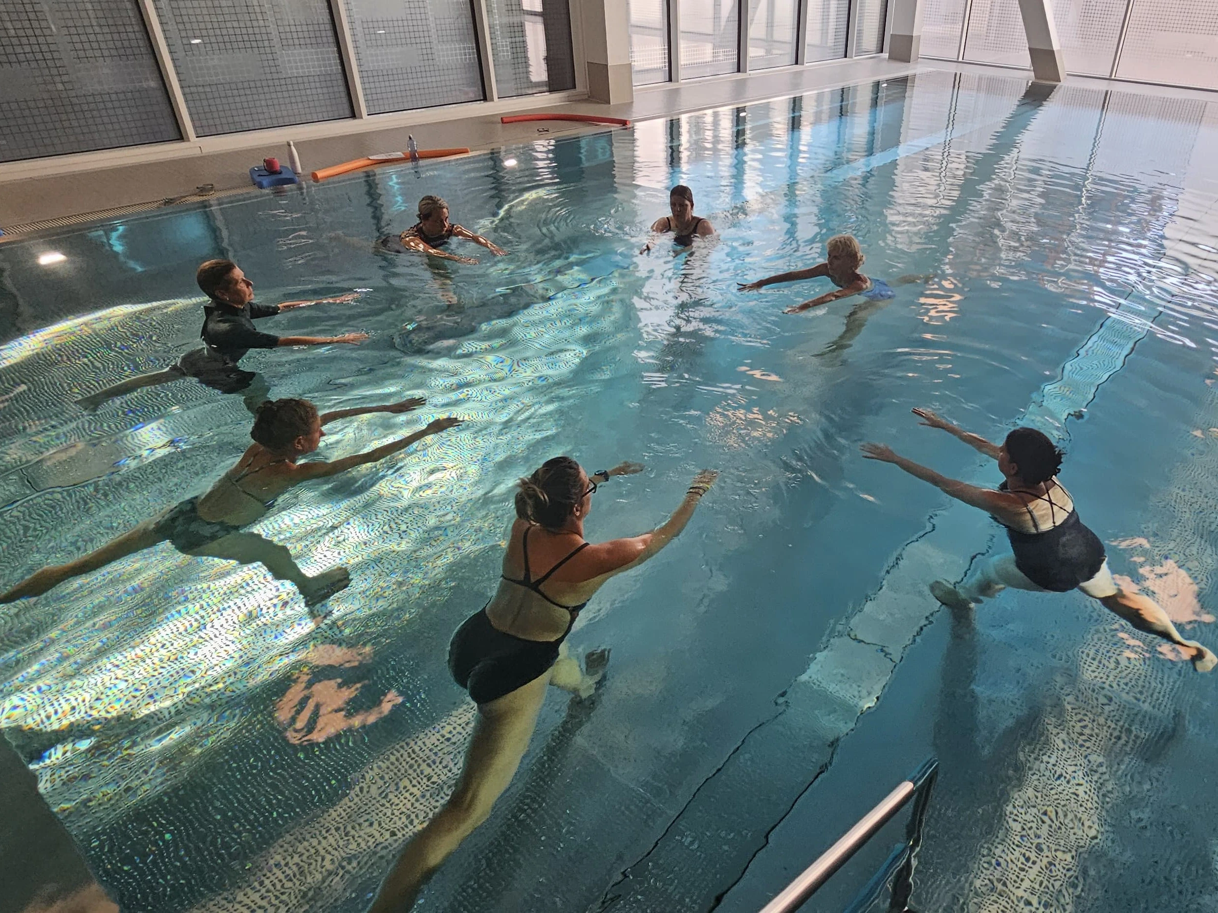 Woga Training im Wasser